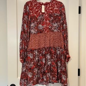 NWT Anthropologie Maeve ‘Esther Patchwork Tiered Dress’